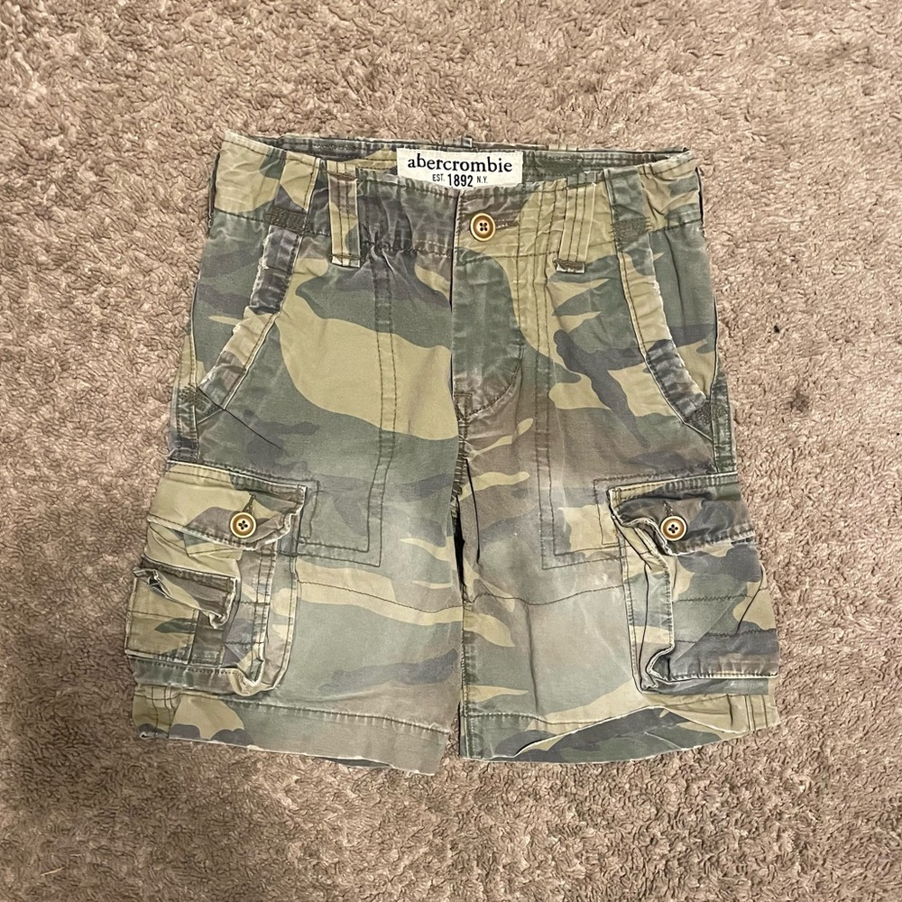 Vintage Abercrombie Camouflage Cargo Shorts